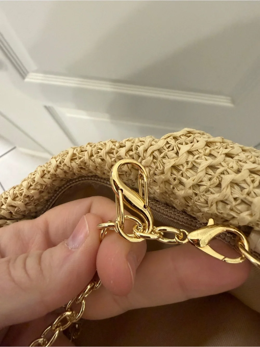 Capittana Oversized Raffia Clutch - NWOT